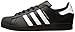 adidas Originals mens Superstar Sneaker, Core Black/White/Core Black, 10.5 US