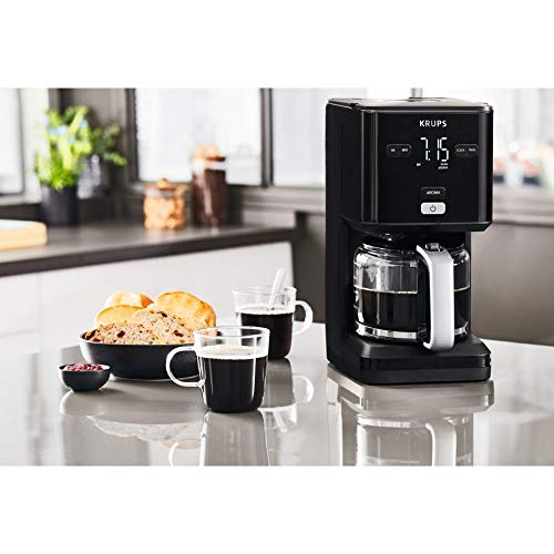 Krups KM6008 Smart'n Light Kaffeemaschine | mit Timer |intuitives Display | 1,25 L Fassungsvermögen für bis zu 15 Tassen… – Bild 4