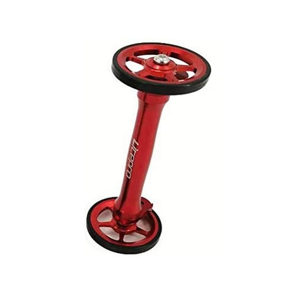 ERROR:#N/A LITEPRO Eazy Wheels Extender for BROMPTON Folding Bicycle RED Easy Wheels Extension (EXTENDER + 2 WHEELS)