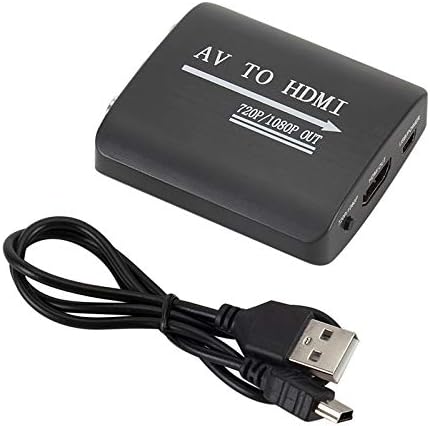 Achicoo Hdmiコンバーター ビデオコンバーター ミニav Hdmiビデオコンバーターボックス 1080p Cvbs Rca Av Hdmiアダプター Tv 新色追加 Xboxプロジェクター用 Pc Ps3 Hdtv Ps4 Dvd