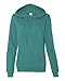 Independent Trading Co. womens Lightweight Pullover Hooded Sweatshirt (SS650) Teal M