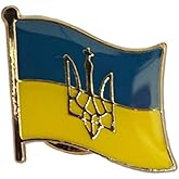 Ukraine National Flag International Travel Small Pins Enamel Made Metal Souvenir for Hat Clothes Backpack