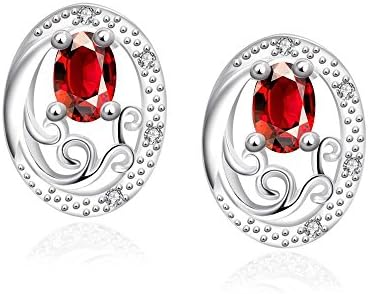 Dezero 925 silver plated Openwork pattern earrings