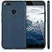 kwmobile TPU Case Compatible with Xiaomi Mi 5X / Mi A1 - Case Soft Slim Smooth Flexible Protective Phone Cover - Dark Blue