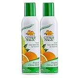 Citrus Magic Natural Odor Eliminating Air Freshener Spray Tropical Citrus Blend, Pack of 2, 6-Ounce Each