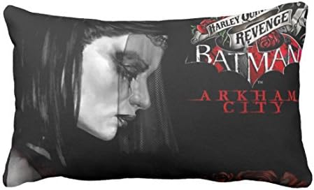Nevin Moore Hot Sale Custom Batman Harley Quinn Revenge Cute Sofa Cushion Waist Pillow Cover Cotton Duplex 16X24Inch