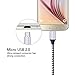 Micro USB Charger, FiveBox 5Pack 6ft Android Charger Cable Fast Charging Cord Compatible Samsung Galaxy J8 J3 J7 Star/Prime, S6 S7 Edge, LG Stylo 2/3, Moto G4 G5 G5S Plus, G6 Play, Kindle Fire 7 8 10