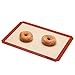 Siasky Silicone Non Stick Baking Mats, 16” X 12”, Orange Red