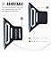 Newst Galaxy S8 SPORTS ARMBAND - for Running, Cycling, Workouts or any Fitness Activity. Fits Galaxy S6, S6 Edge, S5 - Sweat Proof, Build in Key + Credit Cards - Black - for Men & Women by DanForce