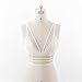 Laimeng, Women Lace Floral Bralette Bralet Bra Bustier Crop Top Cami Unpadded Tank (S, White)