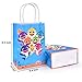 Cute Shark Party Bags For Baby Birthday Favor Kids Candy Gifts Paper Bag, Well for Girls or Boys-12pack