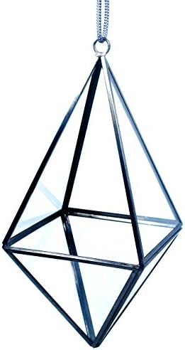Cvens Clear Glass Terrariums,Geometric Terrariums,Geometric Air plants terrarium,Succulent planters,Artficial Plants Air Plant Geometric Terrariums Holder for Tabletop Succulent Plants Holder