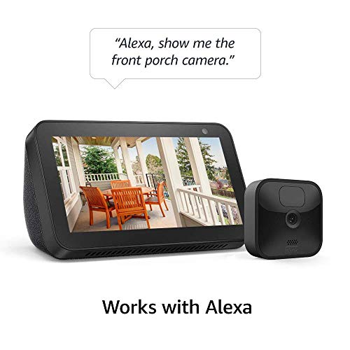 Smart Home Bundle Echo Show 8 + Blink Video Doorbell + Blink Outdoor