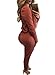 HOTAPEI Women's Lace Up Long Sleeve Drawstring Jumpsuit Romper Medium Orange