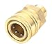 Forney 75128 Pressure Washer Accessories, Quick Coupler Male Socket, 3/8-Inch Male NPT, 4,200 PSI
