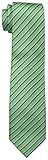 Dockers Men's Striped Necktie,Green,One Size