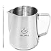 Milk Frothing Pitcher -Stainless Steel Measurements On Side Milk Pitcher With Latt Art Pen (14oz)