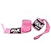 Hand Wraps for Boxing Gloves MMA Kickboxing Muay Thai Men & Women Stretchable & Fast-Dry 180'' (Pink)