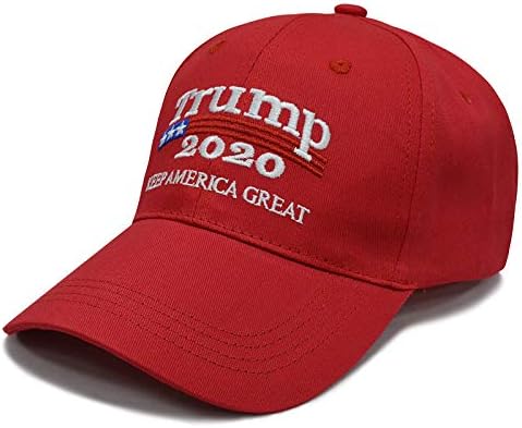 Besti Donald Trump 2020 Keep America Great Cap Adjustable Baseball Hat with USA Flag - Breathable Eyelets