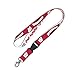 NCAA Wisconsin Badgers Lanyard with Detachable Buckle, 1-Inch