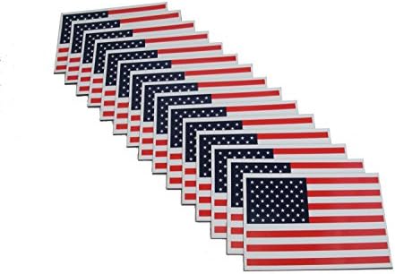 3" x 5" Magnetic American Flag - Pack of 15