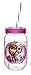 Zak Designs Disney Frozen 19 oz. Canning Jar Tumbler, Elsa & Anna