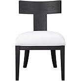 Uttermost Idris Charcoal Black Stain Armless Chair