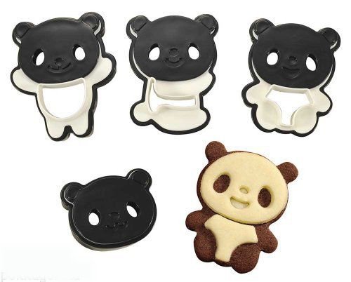 Anfimu Adorable Panda Pocket Sandwich Cutter, Bread Cutter, Hand Tools Sandwich Kit, Food Deco, Sandwich Mold, Sandwich Maker, Toast Mold Mould, Cookie Stamp Kit, Bread Tool Diy, All Kids Love It! (600748460540)