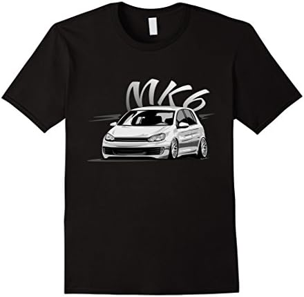 Mens low golf 6 mk6 gti t-shirt men women Large Black