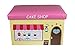Clever Creations Cake Shop Collapsible Storage Organizer Storage Box Folding Storage Ottoman for Your Bedroom | Perfect Size Storage Chest for Books, Shoes & Games
