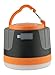 Yeuloum Rechargeable LED Camping Lantern Light with Magnet Base, 4400 mAh Charger for Mobile, Used as Tent Light Night Light and Flashlight (Large-Orange)