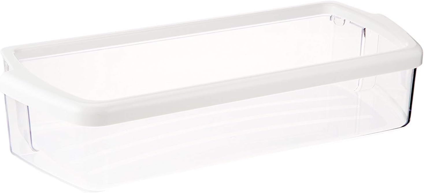 Kitchen Basics 101 W10321304 Replacement for Whirlpool Clear Door Bin with White Band on top 2 pack: Home Improvement