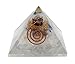 Charged Chakra New Orgone Lapis Lazuli & Selenite Pyramid Crystals Gemstones Copper Metal Mix Reiki Chakra