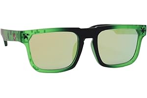 ARKAID Minecraft Sunglasses for Kids Creeper Classic Shades with UV400 One Size Fits Most Kids