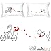 BoldLoft All My Love for You Couples Pillowcases - Love Gifts for Him, Boyfriend, Husband, Cotton Anniversary, Birthday, Christmas, Valentines Pillow Covers, His and Hers Bedroom Decors for Couple