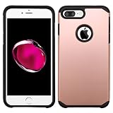 Asmyna Astronoot Phone Protector Cover for iPhone 7 Plus - Rose Gold/Black