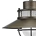 Globe Electric Liam 1-Light Outdoor Indoor Wall Sconce, Bronze, Frosted White Glass Shade,44097, Bulb Not Included