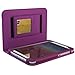 KHOMO ® Leather Folio Case with Hand Strap, Wallet and Card Slots for Samsung Galaxy Note 8.0 (Galaxy Note 8.0, Purple)