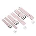 GadgetWraps 14mm Silicone Watch Band Strap with Quick Release Pins – Compatible with Pebble, Fossil, Skagen, Wristology - 14mm Quick Release Watch Band (Pastel Rose, 14mm)