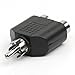 Generic RCA Y Splitter Adapter 2Female to 1Male for Audio Video AV TV Cable Convert 4X