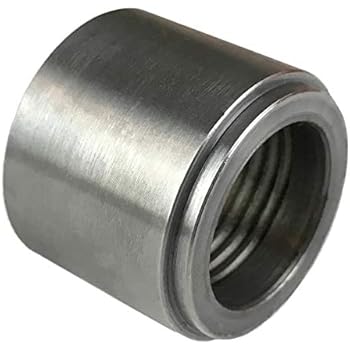 2 PZ 3/8 Pollici NPT Raccordo A Saldare Tappo In Alluminio Con - Foto 7