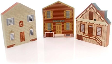 Cats Meow Village DULE OF GLOUCESTER SET / 3 Wood Retired Duke Set/3