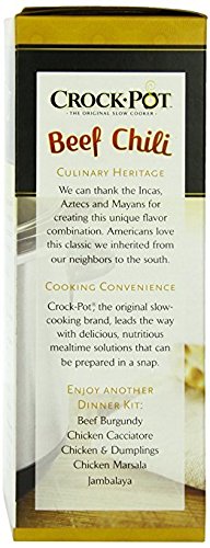 Crock-Pot Delicious Dinners, All Natural Beef Chili, Pack of 3