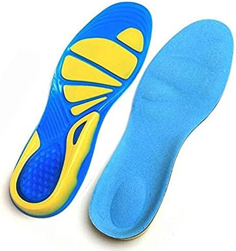 Pair Silicone Gel Running Sport Insoles Orthotic Arch Support