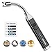 TECBOSS Candle Lighter, Electric Arc Lighter for Kitchen, BBQ, Fireworks, Gas Stove, Flameless Windproof Long Lighter with USB Rechargeable Interface, 360° Rotated Tube