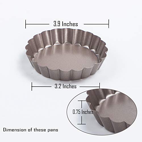 2 Webake+Inch+Quiche+Removable+Bottom