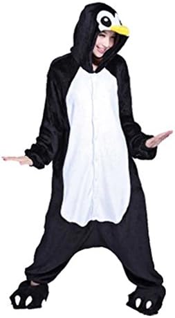 Adstry Cosplay Kigurumi Pajamas Sleepwear Costume Homewear 4-53 Penguin L
