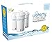 Wamery Water Filter Replacement Fits on Brita Pitcher Purifier Classic Water Filters Cartridges 3 Pack