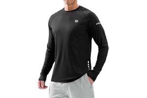 G GRADUAL Men's Sun Protection Long Sleeve Shirts UPF 50+ Rash Guard for Men SPF UV Fishing Hiking Running Workout Athletic Shirt