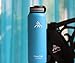 40 oz Stainless Steel Water Bottle, Fnova Flask 40oz Insulated Double Walled Vacuum Thermos, Wide Mouth bouns Protective Pouch/Carry Cover, BPA-Free, Cold 24 Hrs / Hot 12 Hrs (Blue, 40oz)